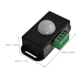 thumbnail image 3 of 2 sensores infrarrojos de 12-24 V, sensor de movimiento, controlador PIR, temporizador, interruptor de luz, 3 of 8