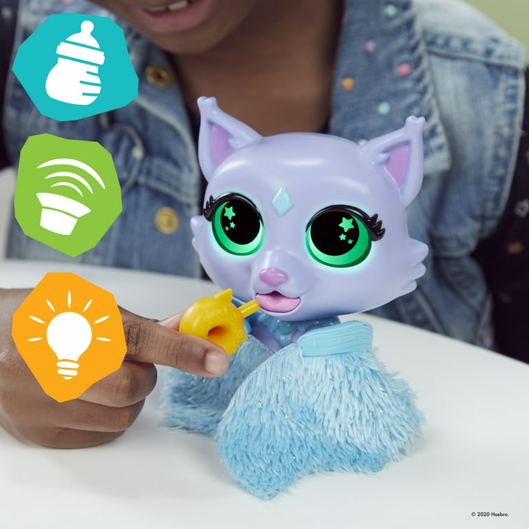 furReal Flitter the Kitten Interactive Feeding Electronic Pet Lights and Sounds Kids Toy for Boys Girls Ages 3 Walmart