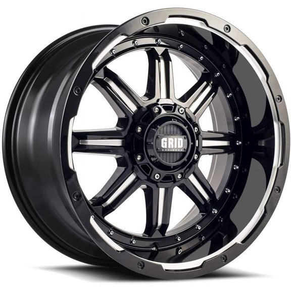 Grid Apache Rims Grid OffRoad GD15 Custom Wheel for 20x9 inch Matte Bronze with Matte ...