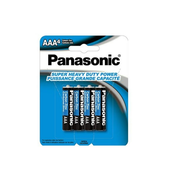 96 x Piles Panasonic pour Usage Intensif (24 Cartes de 4)