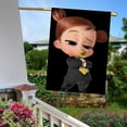 thumbnail image 5 of Bebé Jefe: Niña Blanca -bandera de jardín temática. Regalo perfecto para fans, amigos y familiares, ideal para actividades al aire libre y decoración de fiestas.45CM*100CM, 5 of 5