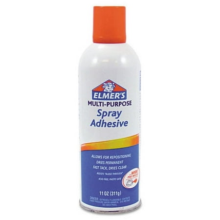 Multi-Purpose Spray Adhesive 11 Oz Dries Clear | Bundle of 2 Each
