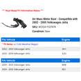 thumbnail image 2 of Air Mass Meter Boot - Compatible with 2002 - 2005 Volkswagen Jetta 2003 2004, 2 of 2