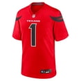 thumbnail image 2 of Men's Nike Stefon Diggs  Red Houston Texans Alternate Game Jersey, 2 of 3