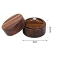 thumbnail image 6 of Soumake Ring Box Vintage Wooden Ring Storage Box Double Ring Display Case For Proposal Engagement Valentine Day, 6 of 8