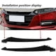 thumbnail image 5 of Bumper Light Lamp Lower Trim for Accord Sedan 2018-2022 Grille Lower Moulding Trim 71114TVAA00 71119TVAA00, 5 of 5