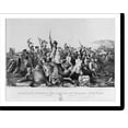 thumbnail image 2 of Historic Framed Print, Sarsfield's surprise and capture of Williams's siege train at Killenamona, near Limerick, Aug., 1690, 17-7/8" x 21-7/8", 2 of 9