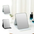 thumbnail image 2 of Lilixerw Folding Mirror,Portable Travel Portable Adjustable Rectangular Ultrathin Vanity Mirror with Stand,for Travel Camping Home, 2 of 6