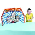 thumbnail image 2 of Carnival Cardboard Tattoo Booth Stand up, Vintage Circus Party Decor, 2 of 3