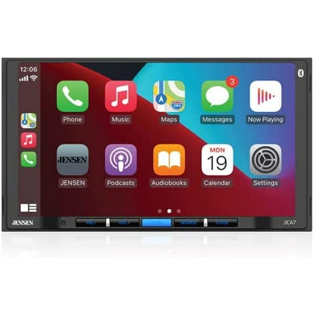 Jensen J1CA7 7inch Certified Apple CarPlay Android Auto Double DIN