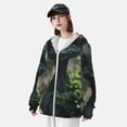 thumbnail image 3 of Gaeub Cute Saucerman With Big Eyes Men's and Women's UPF 50+ Long-Sleeved Sun Protection Clothing, Fishing Shirt Long Sleeve Zip-XX-Large, 3 of 7