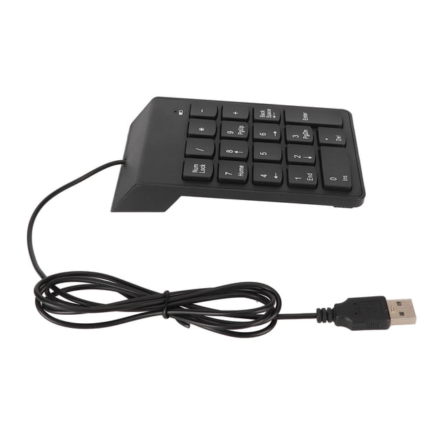 Wired Number Pad, 18 Keys Number Keyboard USB Connection Precise Control For Gaming