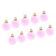 thumbnail image 1 of 10 piezas Mini bola de cristal Multicolor mate adorno colgante para Navidad Rosado Zulema Ronda mate colgante de cristal, 1 of 8