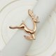 thumbnail image 3 of Juego de 6 anillos para servilletas DENGXMXG forma de ciervo oro rosa, 3 of 5