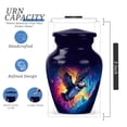 thumbnail image 2 of Puffin Miniature Urn For Mothers, Mini Urn For Human Ashes Adult Male, Small Urns For Human Ashes Keepsake Dad, Blue Cremation Urns For Adult Ash Women, 3 Inch, 2 of 7