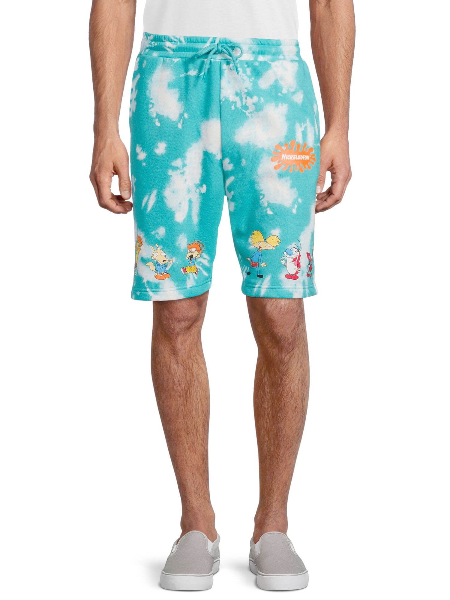 12 colours Fat Mens Summer Shorts Casual Sports Cotton Beach Cartoon Pants
