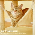 thumbnail image 6 of Quuzee 55-in Cat Tree Tower with Double Condo,Scratching Post Hammock, Beige, 6 of 9
