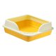 thumbnail image 4 of Arenero semicerrado elevado, inodoro profundo, a prueba de salpicaduras, cama con pedal extraíble Amarillo, 4 of 9