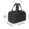thumbnail image 2 of Travel Makeup Bag, Czzoypi Large Capacity Wide Opening Cosmetic Bag, Lightweight Water-Resistant 4 Compartment Travel Toiletry Bag Easy Access, 2 of 2