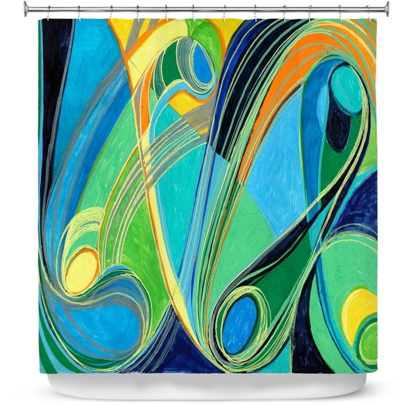 Shower Curtains 70" x 84" from DiaNoche Designs by Lorien Suarez - Water Series 3