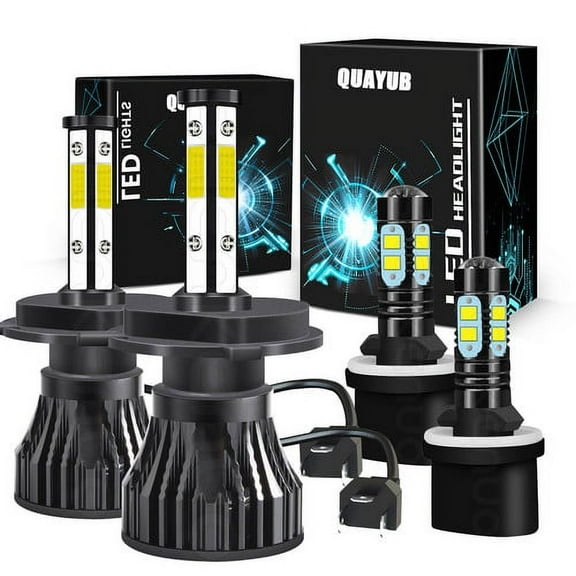 For Hyundai Tucson 2010-2013 Faro LED de haz alto/bajo luz antiniebla 4 bombillas bright