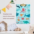 thumbnail image 7 of Coolnut Sea Life Clipboard, Acrylic Standard A4 Letter Size Clip Board with Low Profile Clip for Office, Classroom, Doctor, Nurse and Teacher, 12.5"x9", 7 of 7