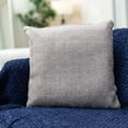thumbnail image 5 of Herringbone Stripe Cotton Cushions Set of 2 Poly Filled With Zipper Machine Washable, 5 of 5