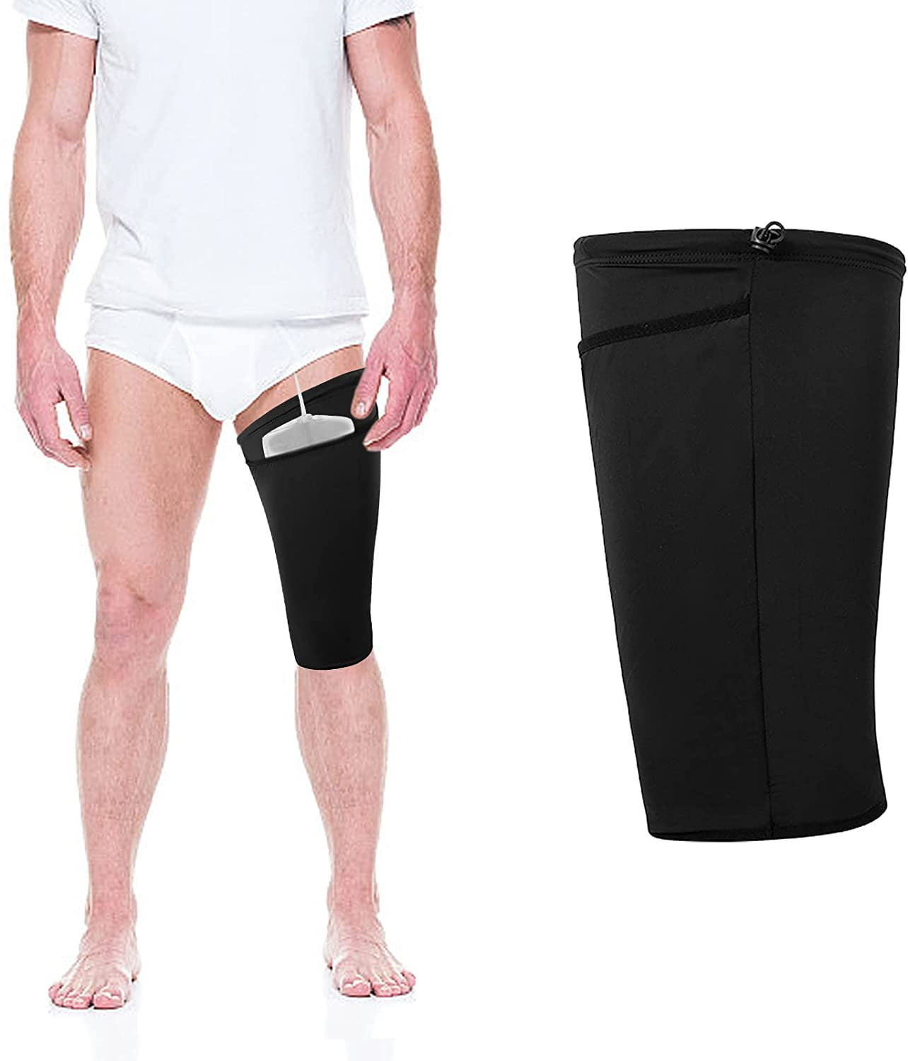 FANHAN Catheter Leg Bag Holder, Urine Fix Catheter Leg Sleeves, Catheter  Bag Holder Leg Strap, Urinary Drainage Bag Cover for Men & Women-S -  Walmart.com