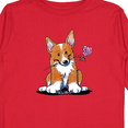 thumbnail image 4 of Inktastic Flower Corgi Boys or Girls Long Sleeve Toddler T-Shirt, 4 of 5
