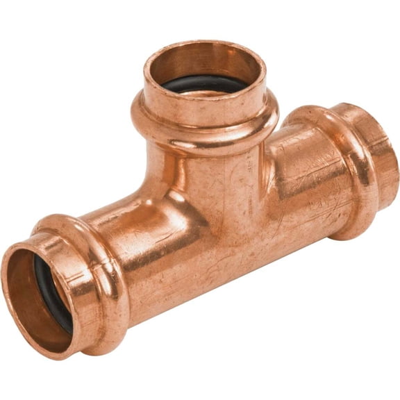 Nibco 9099300PCU Copper Pipe Tee, 1 In. Press - Quantity 1