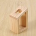 thumbnail image 5 of Crystal Glass Test Tube Vase in Wooden Stand Flower Pots for Hydroponic Plants Home Garden Decoratio, 5 of 5