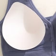 thumbnail image 6 of Women's Wireless Front Closure Breathable Sports Bra, Adjustable Straps Wide Straps for Yoga Gym Workout, Comfortable, 6 of 8
