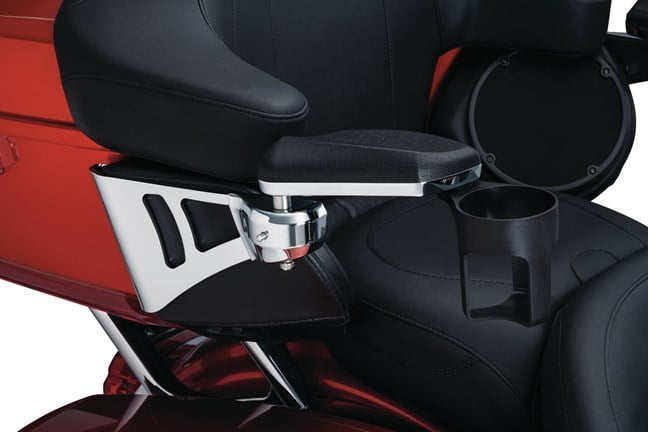 Kuryakyn Motorcycle Armrests 8955 for '14-'20 Touring & Tri Glide
