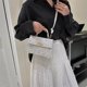 thumbnail image 3 of Bolso de mano para mujer, Bolso de mano, Bolso de mano elegante y sencillo para mujer (blanco), 3 of 3