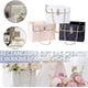 thumbnail image 5 of Zhuge Caja de regalo de papel con flores, 8 unidades, bolsas para ramos, caja de flores con asa, cajas de flores para el día de San Valentín, bolsas para envolver regalos (negro + rosa), 5 of 5