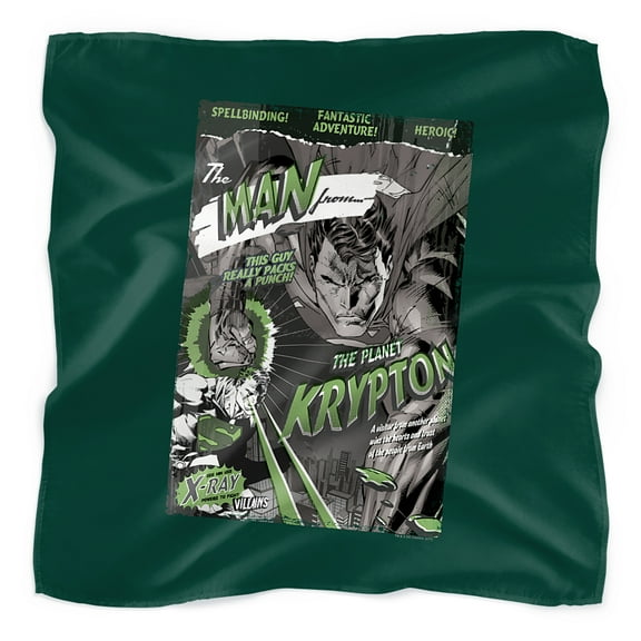 Superman The Man From Krypton Bandana (21 in x 21 in)