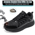 thumbnail image 1 of NIFOFISE Zapatos con Punta de Acero para Hombre Mujer Antideslizantes Caja de Dedos Ancha para Trabajo, 1 of 5