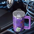 thumbnail image 5 of Halloween Gift Cup, Spooky Skeleton Bat Tumbler with Handle and Straw 30oz, Insulated Coffee Mug, 5 of 5