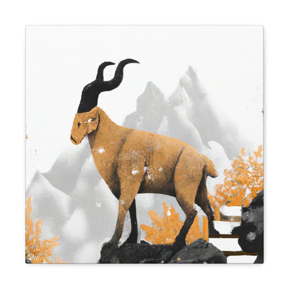 Mountain Goat Splendor. - Canvas