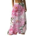 thumbnail image 2 of Endives Women's Wide Leg Pants Long Skirts High Waist Maxi Skirt Summer Regular Trendy Skirts Lounge Pants, 2 of 4