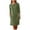 Army Green, variant on Summer Fashion Dresses for Women Plus Size Crewneck Loose Half Sleeve Solid Knee-length Price Reduction Alert:50% Off!