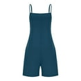 thumbnail image 4 of Diufon Combinaisons pour Femmes Été Décontracté Sans Manches Camisole Shorts Combinaison Douce Confortable avec Poches, 4 of 9