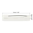 thumbnail image 2 of Uxcell 100Pcs Safety Bar Pins 31mm Brooch Clasp Pin Backs for ID Badges Name Cards Tags DIY Craft, White, 2 of 5