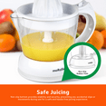 thumbnail image 3 of moRollio Electric Citrus Juicer, Compact Space-Saving Orange Juicer, 24oz, 3 of 7