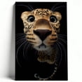 thumbnail image 3 of Cute Leopard Close-Up Portrait Framed Canvas Wall Art - Adorable Wild Cat Print For Living Room, Bedroom, Office Decor 24*36inch(60*90cm), 3 of 6