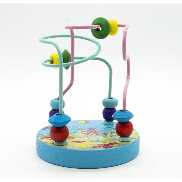 Juguete PARA Bebés Mini Laberinto Aprendizaje Fábrica del Juego azul