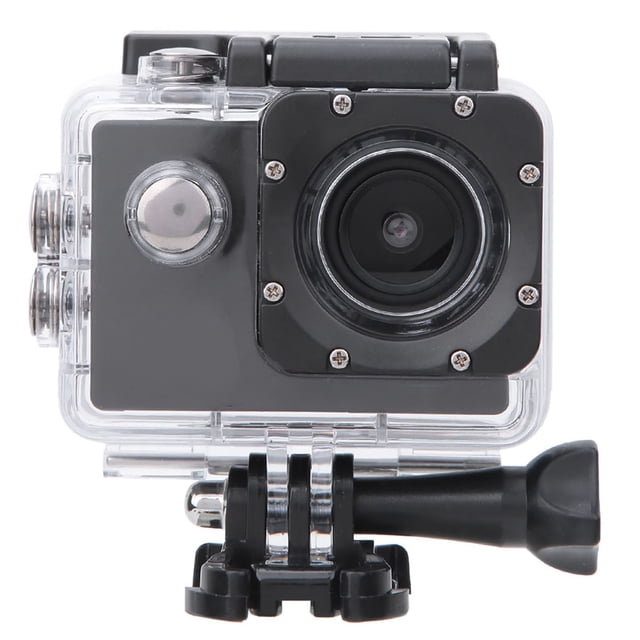 HD 1080P Action Camera Mount Kit Capable Of Real - Time Online Check For Extreme Outdoor Activities Black
