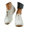 thumbnail image 1 of Mepaouo Espadrilles à Plateforme pour Femmes, Bout Rond, à Enfiler, Mocassins Compensés, Confort, Travail, Décontractées, Chaussures de Marche, 1 of 7