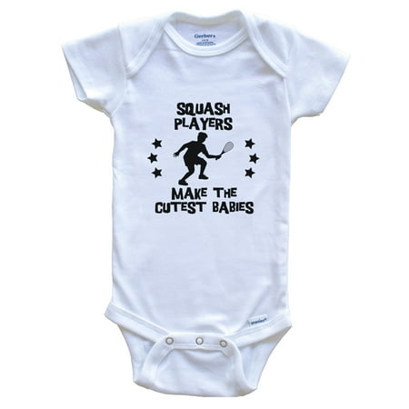 

Squash Players Make The Cutest Babies Funny Squash Baby Bodysuit