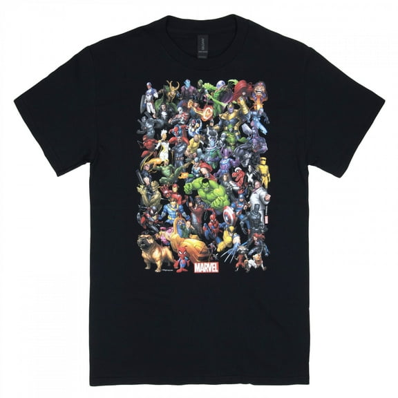 Marvel Universe Black Men's T-Shirt-Small